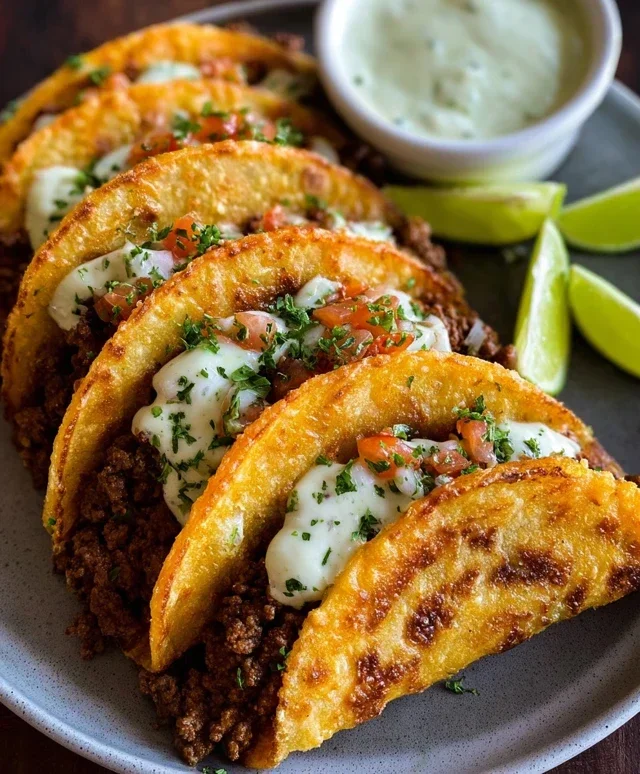Crispy Ground Beef Tacos