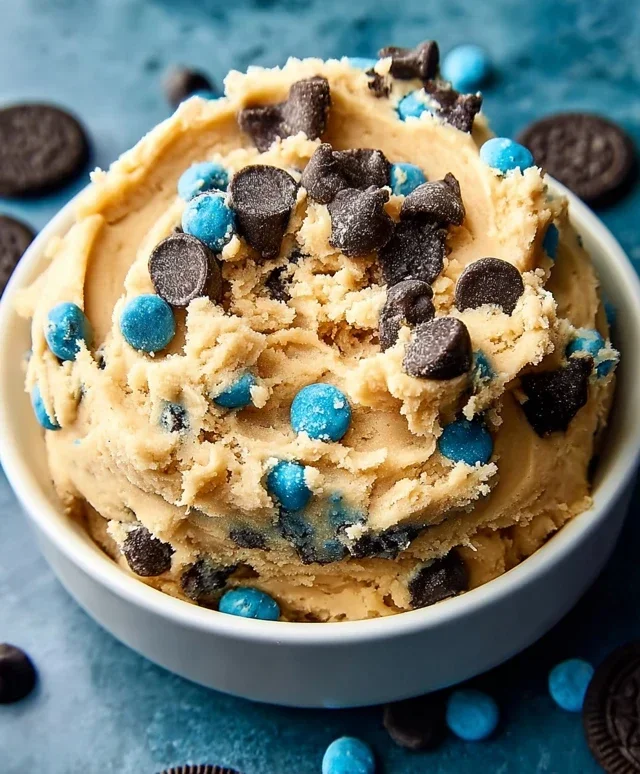 Cookie Monster Edible Cookie Dough