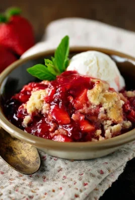Strawberry Cobbler