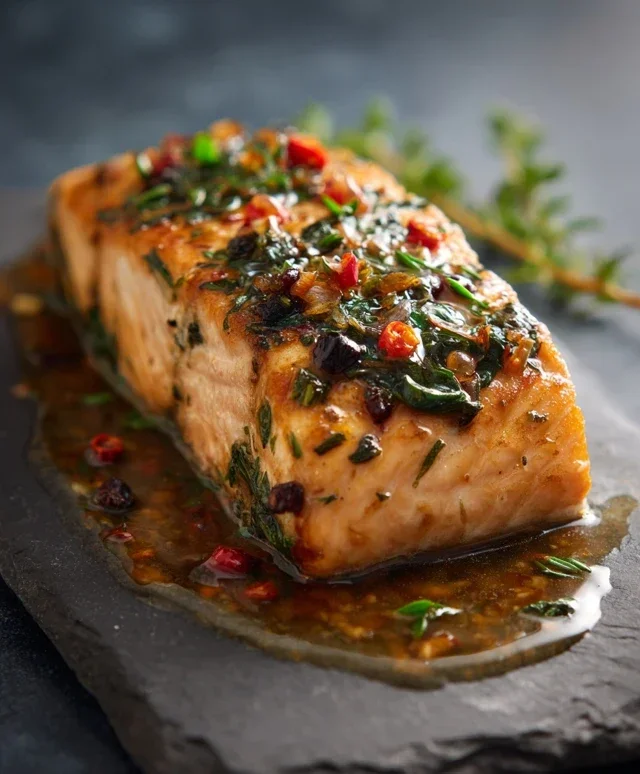 Stuffed Salmon With Spinach & Feta (30 minutes!)