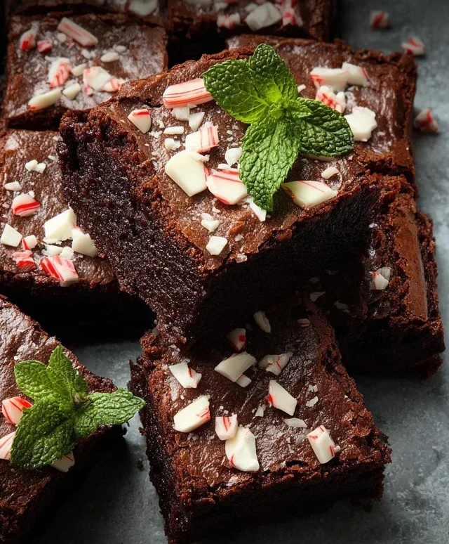 Peppermint Brownies
