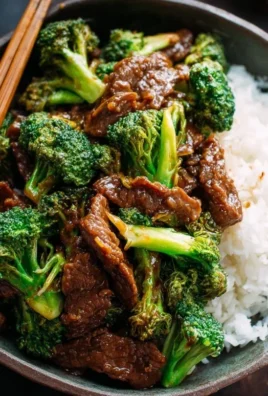 Chinese Beef and Broccoli (牛肉炒西兰花)
