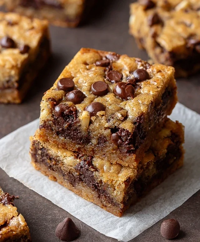 Banana Chocolate Chip Cookie Bars
