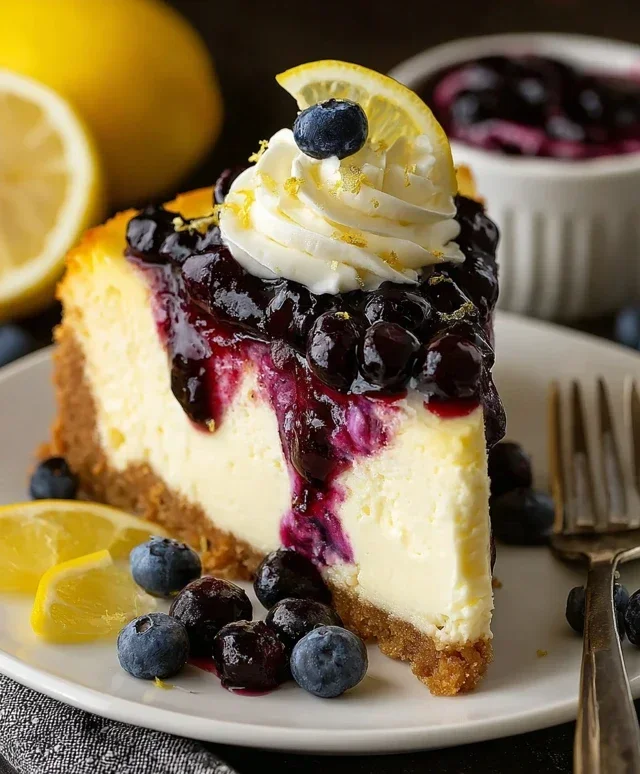 Lemon Blueberry Cheesecake