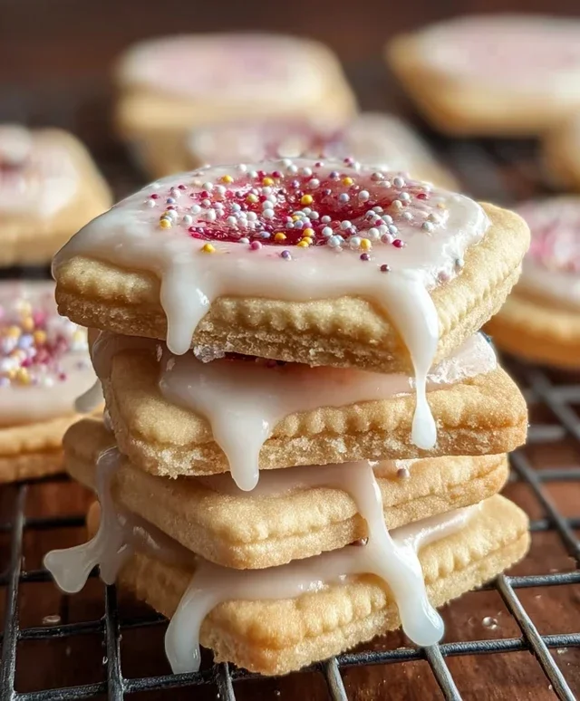 Frosted Pop-Tart Cookies