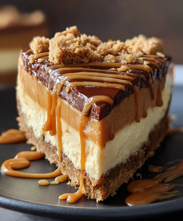 Cookie Butter Caramel Cheesecake