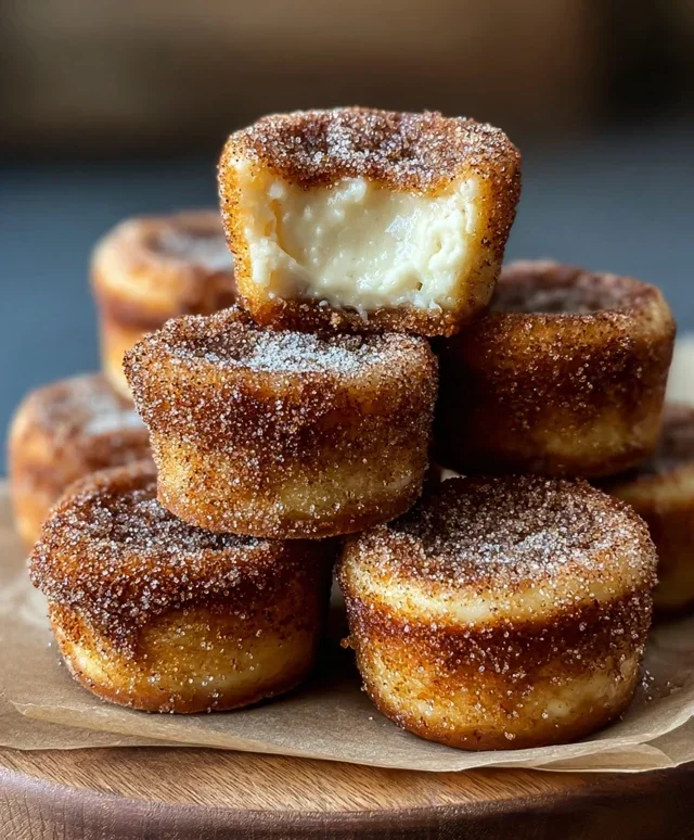 Churro Cheesecake Bites