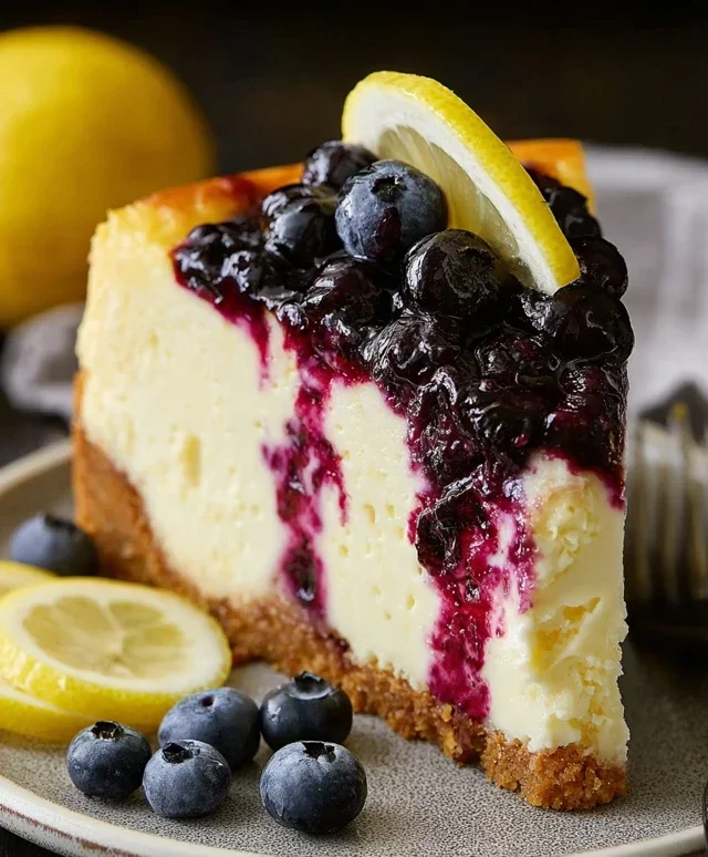 Lemon Blueberry Cheesecake