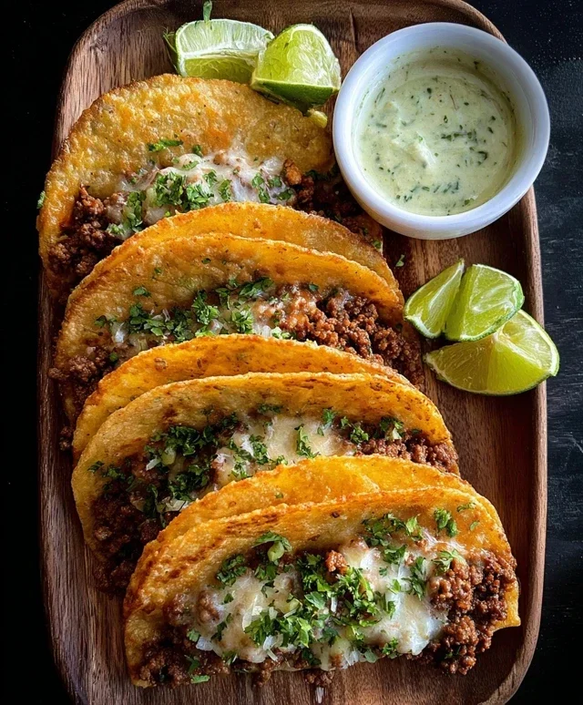 Crispy Ground Beef Tacos