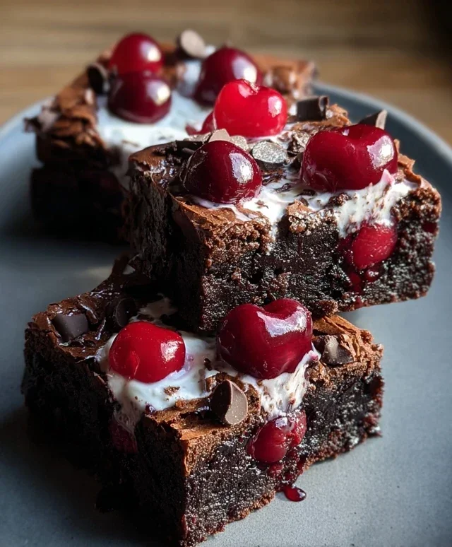 Small-Batch Black Forest Brownies