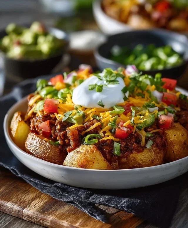 Loaded Potato Taco Bowl