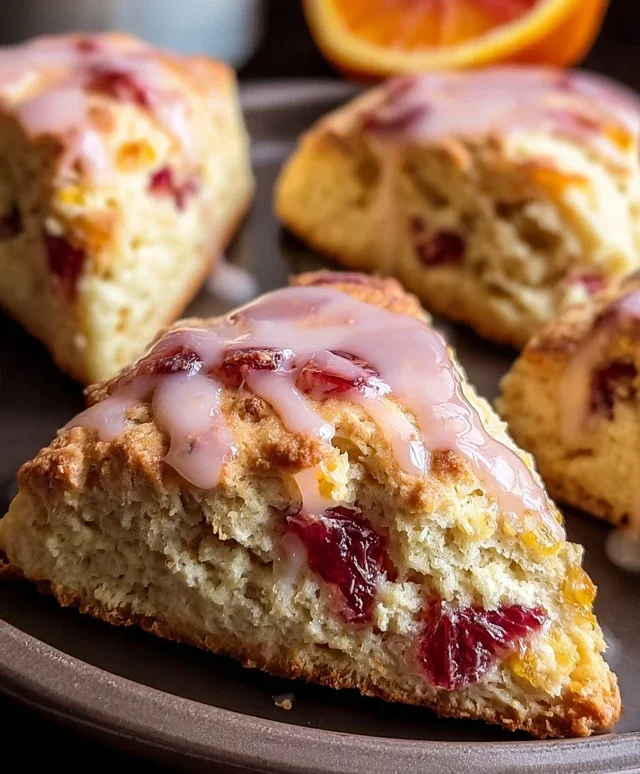 Blood Orange Scones