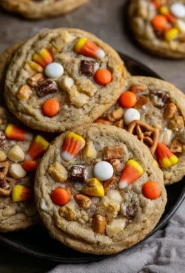 Candy Corn Trail Mix Cookies