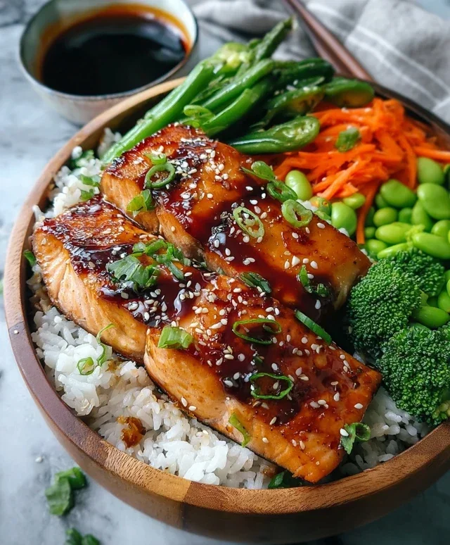 Meal Prep Teriyaki Salmon Rice Bowls