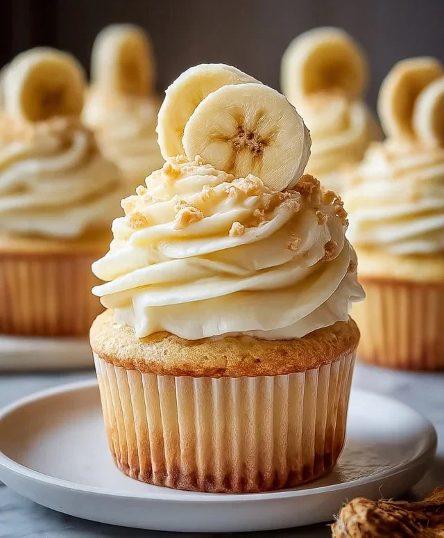 Banana Pudding Cupcakes