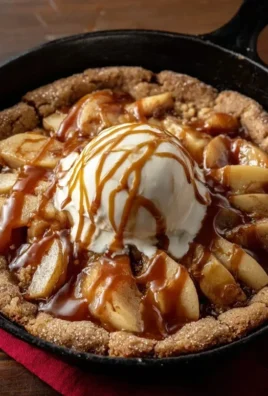 Caramel Apple Cookie Skillet