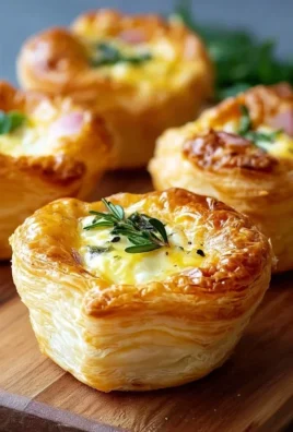 Savory Puff Pastry Cups
