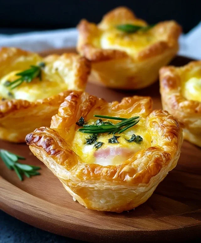Savory Puff Pastry Cups