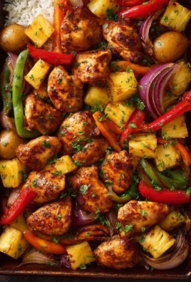 Hawaiian Chicken Sheet Pan