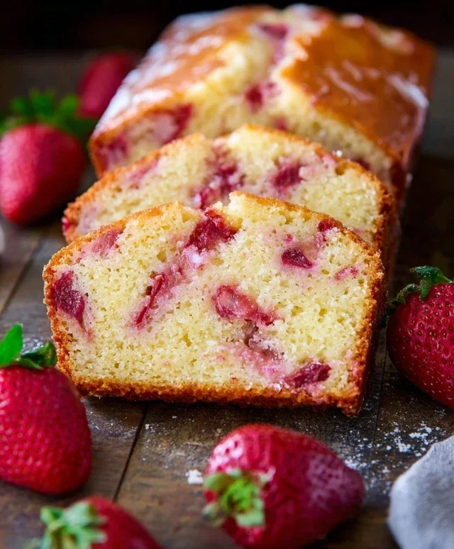 Strawberry Pound Cake