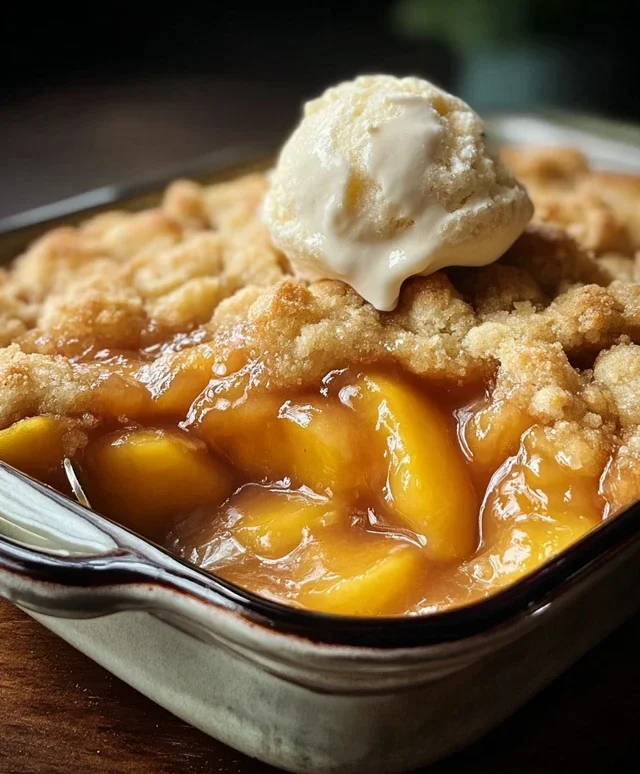 Southern Peach Cobbler